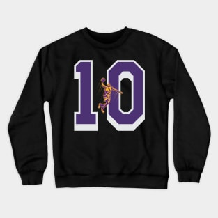 lakers new number. 10 number of Christie, Max Crewneck Sweatshirt